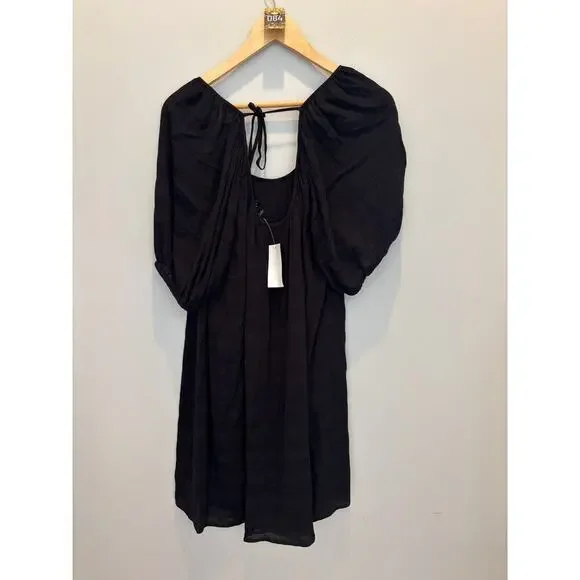 SANCTUARY SUMMER FLING BLACK EYELET DRESS SIZE MED NWT - Picture 6 of 6